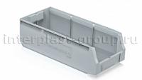 Складской лоток/контейнер для зап. частей, крепежей, серый, 500x225x150 мм