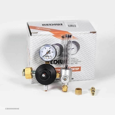 Регулятор аргоновый АР-40-КР1-Р (с ротаметром), REDIUS