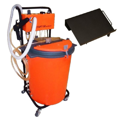 Установка для нанесения порошковых красок СТАРТ-50 - вибро КОМБИ с виброплатформой и баком 50 л