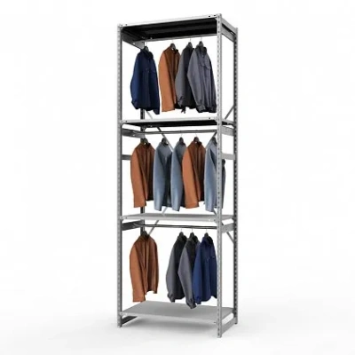 Стеллаж металлический ТСУ Универсал, 3000x1060x600 мм.Штанги: 3шт. Полки: метал. 4 шт.