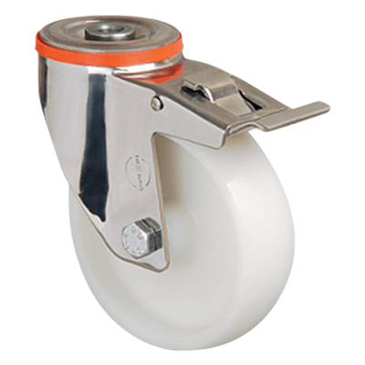 Нейлоновое колесо  EM04 ZKZ 150 F (INOX)