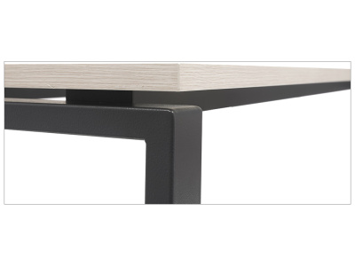 Стол NT 140x70 белое дерево/антрацит