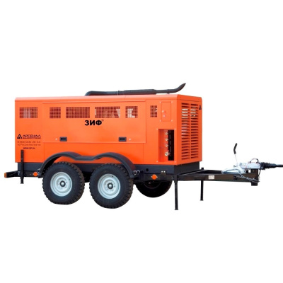 Компрессор ЗИФ-ПВ-20/1,5 на прицепе