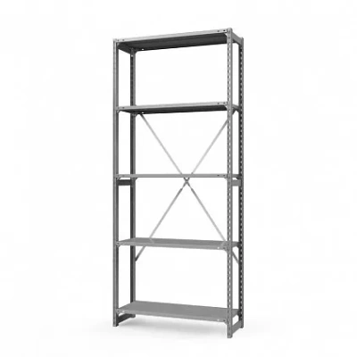 Стеллаж металлический ТСУ Универсал, 2500x760x500 мм. Полки: метал. 5 шт.